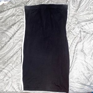 Black and White Bodycon Dress